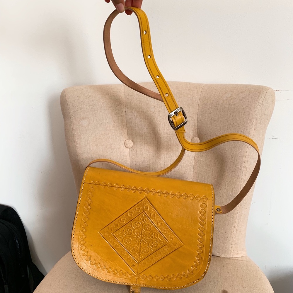 Moroccan Leather Satchel